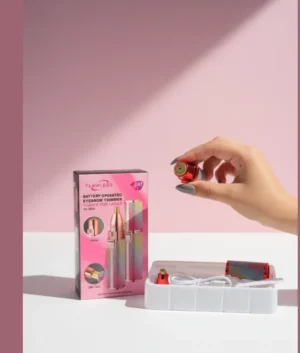 2in1 Rechargeable Flawless Eyebrow & Facial Hair Remover with LED Light